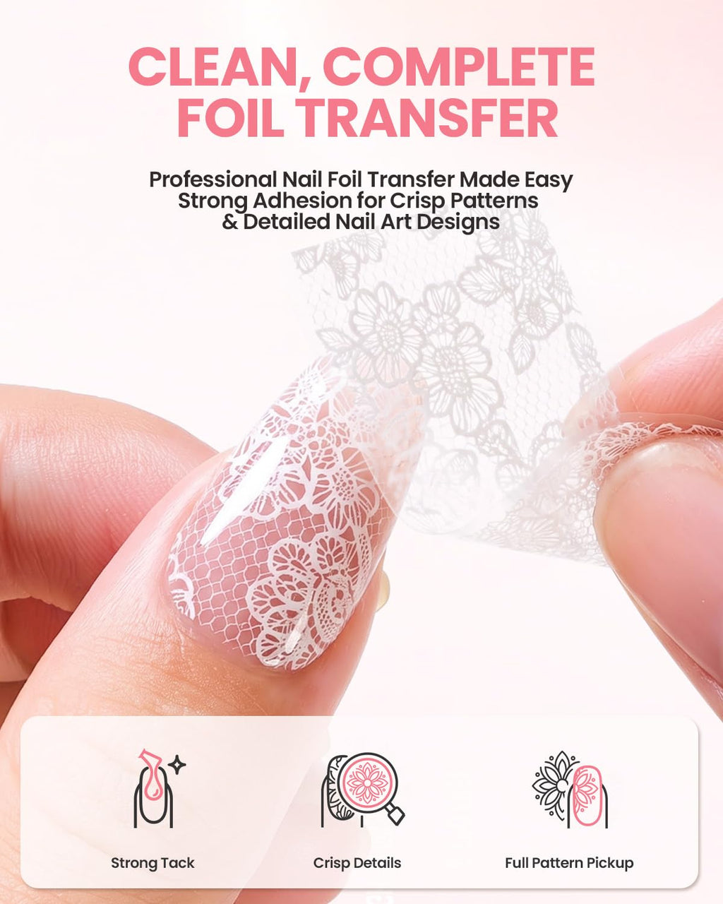 Hema-Free Nail Foil Glue Transfer Gel for Nail Art Stickers 15ML