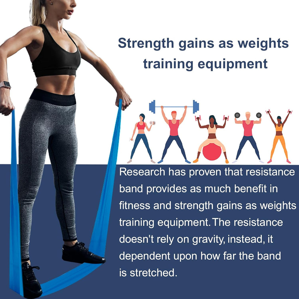 Resistance Bands,Professional Long Non-Latex Elastic Stretch Bands,Exercise Bands for Physical Therapy, Yoga