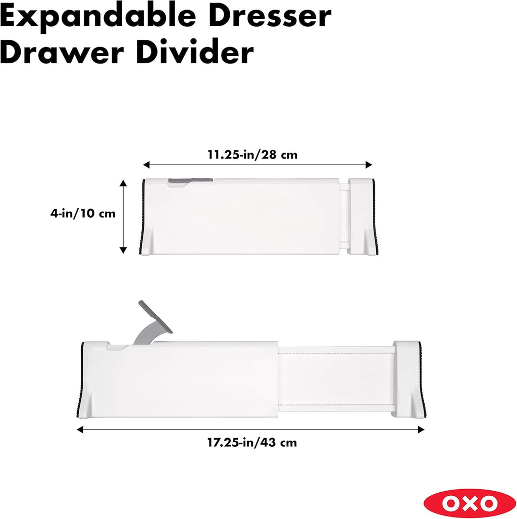 Good Grips Expandable Dresser Drawer Divider - 2 Pack
