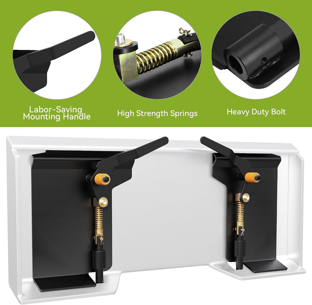 Universal Skid Steer Quick Tach Conversion Adapter Weld On QTK Bobtach Box Plate Weld On Quick Attachment Plate for