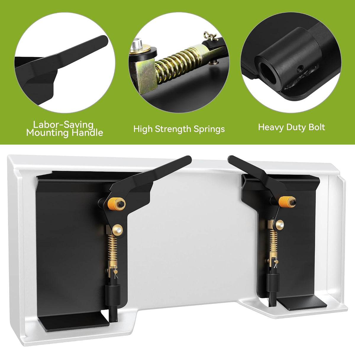 Universal Skid Steer Quick Tach Conversion Adapter Weld On QTK Bobtach Box Plate Weld On Quick Attachment Plate for