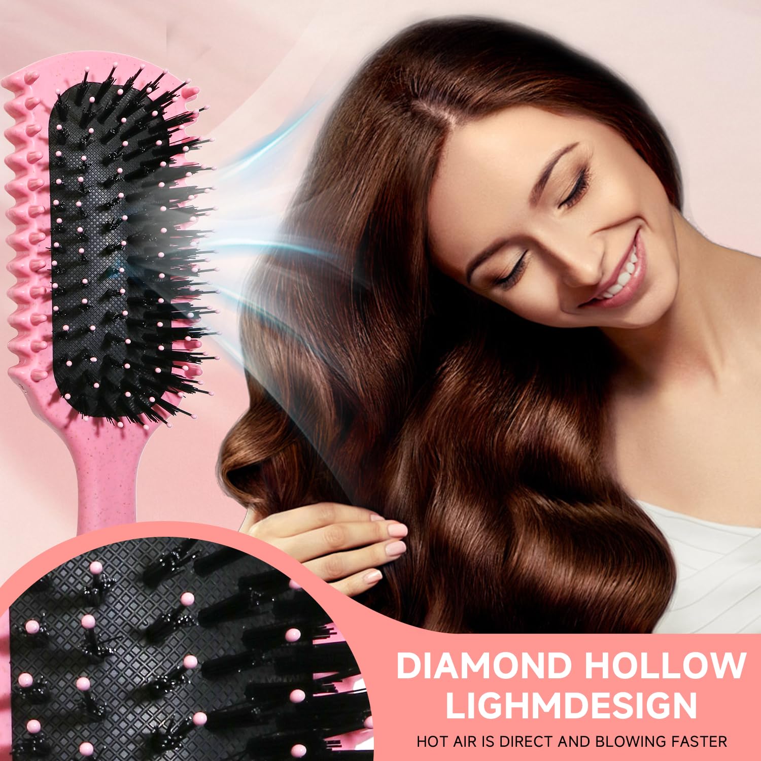 Curl Defining Brush, Curly Hair Brush Products With 3 Pcs Slick Back Hair Brush Set Bristle Brush Edge Control