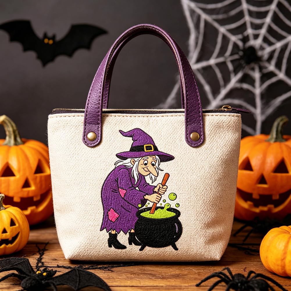 4 Sheets Spooky Halloween Water Soluble Embroidery Stabilizers