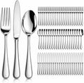 60-Piece Silverware Set for 20, Stainless Steel Flatware, Dishwasher Safe