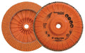Walter Enduro-Flex Turbo Flap Disc, Ceramic Abrasive, 6" X 5/8"-11 Grit 36/60, Pack of 10 (06A602)