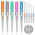 Catheter Needles - Prgislew 5Pcs Mixed Catheter Piercing 14G 16G 18G 20G and 22G Catheter Ear Nose Piercing Hollow
