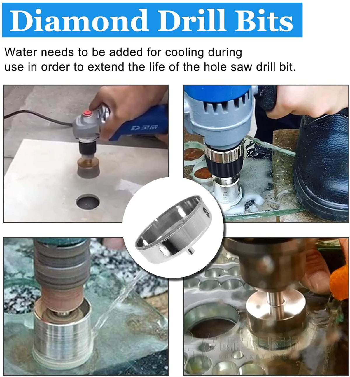 Luomorgo 100mm/4 inch Diamond Hole Saw