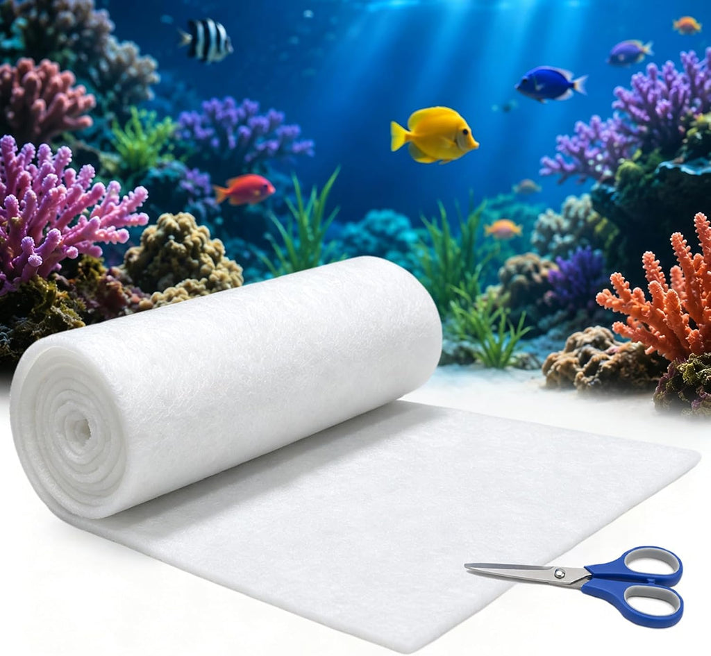 Aquarium Filter Floss Pad 24" x 36", 50 Micron Fine Polishing Pad