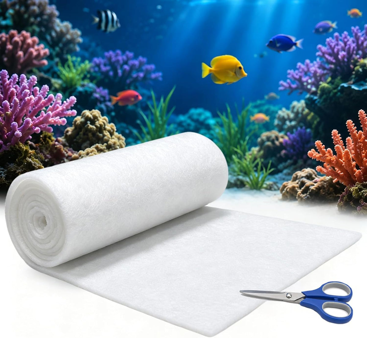 Aquarium Filter Floss Pad 24" x 36", 50 Micron Fine Polishing Pad