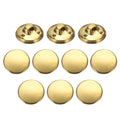Metal Antiqued Button 15mm 10pcs, Gold