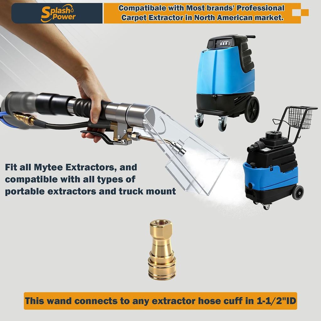 Upholstery Carpet Extractor Wand for Auto Detailing | High-pressure, Heat-resistant Carpet Cleaner Hand Wand with