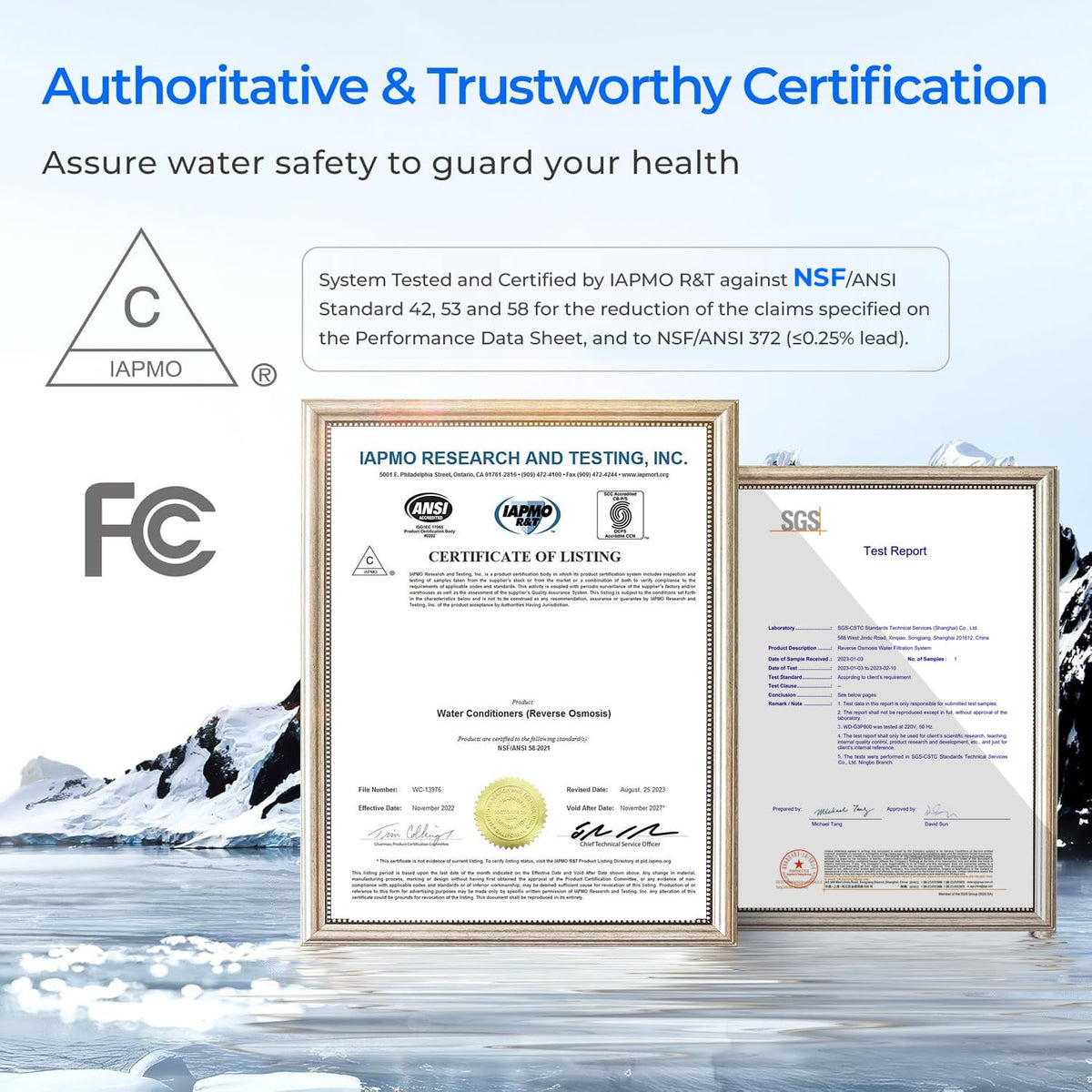 G3P600 Tankless Reverse Osmosis Water Filter System, 600 GPD