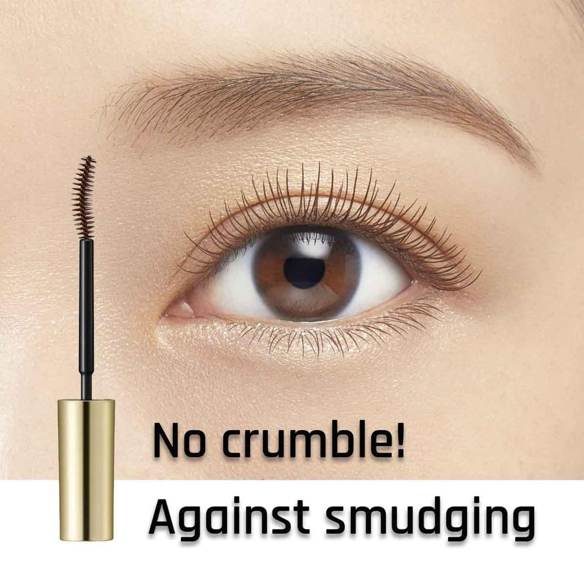 KISSME Heroine Make Super Waterproof Mascara | Length & Curl | Brown