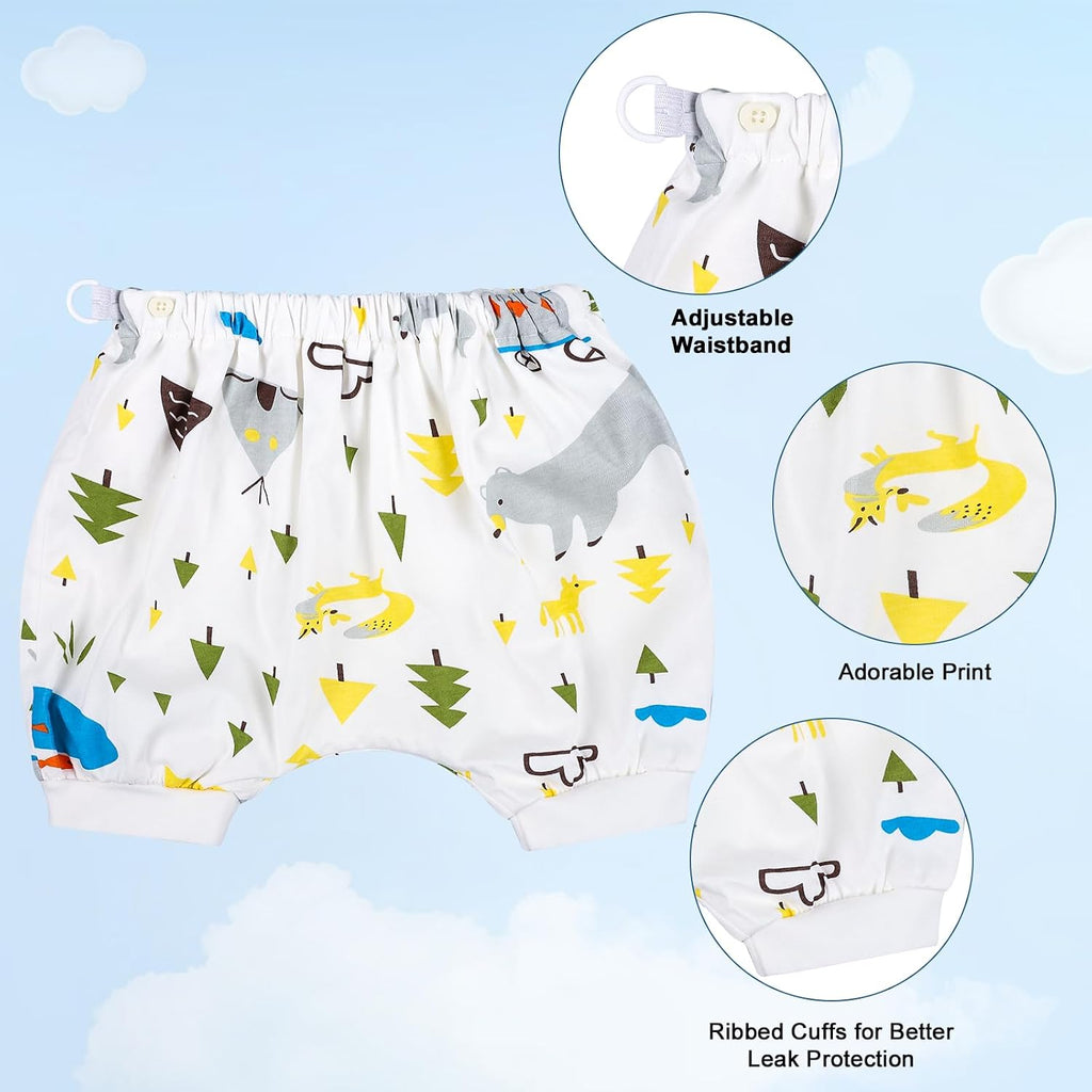 Bedwetting Diaper Pants Absorbent Potty Training Shorts 2 Pack
