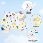 Bedwetting Diaper Pants Absorbent Potty Training Shorts 2 Pack