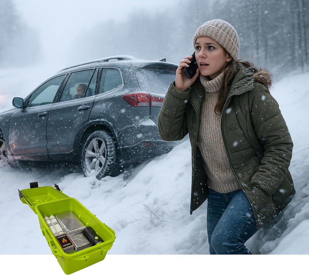 Emergency Box Storage Case for Emergency Kits, First Aid, Survival Gear, Tools & Home Supplies, Emergency Essentials