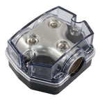 Bonsicoky 2 Way Amp Power Ground Distribution Block, 0 Gauge
