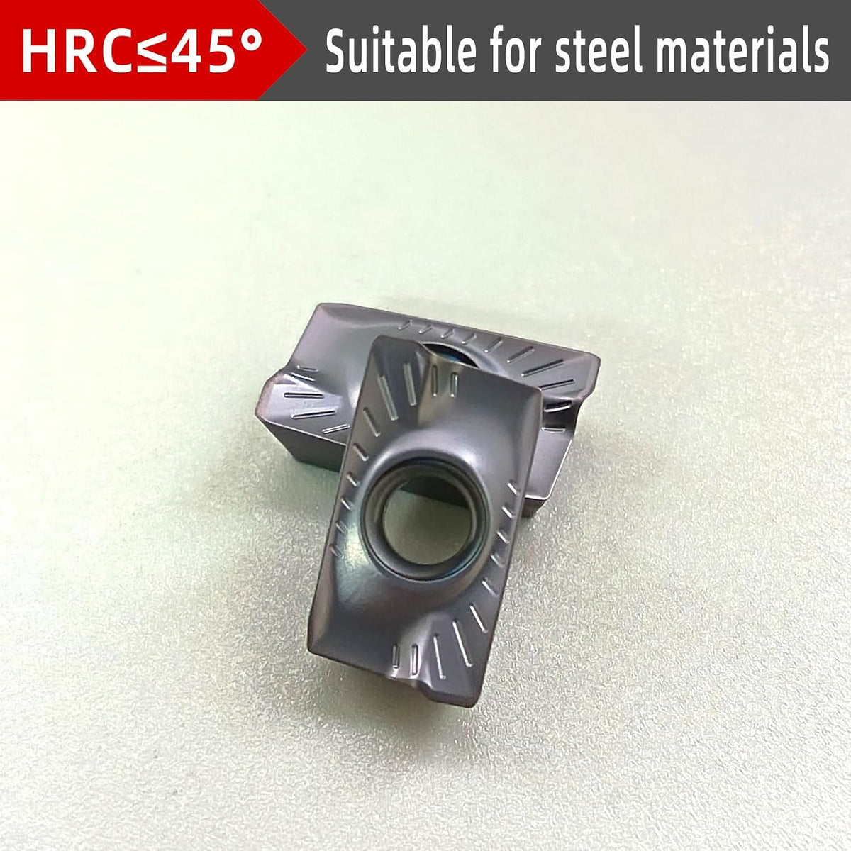 20 pcs CNC Carbide milling Inserts APMT1604 for Process HRC45 Steel-CR8601