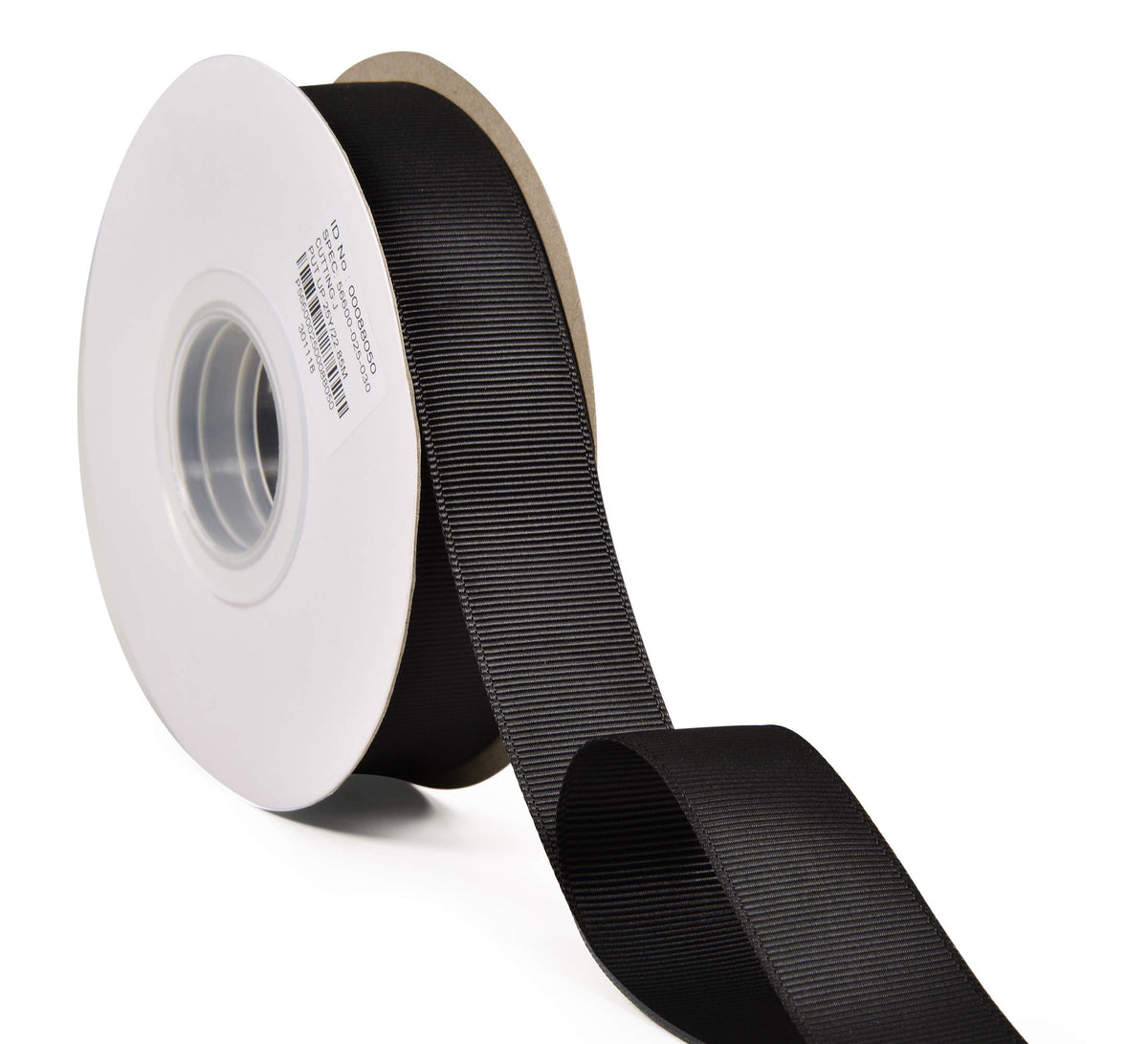 Black Grosgrain Ribbon 1 Inch Continuous 25 Yards