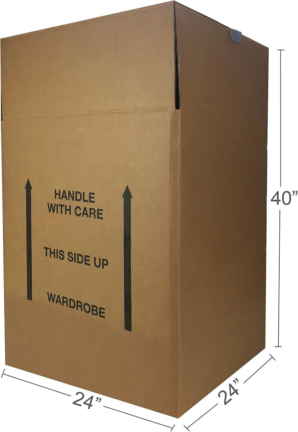 Uboxes Larger Wardrobe 24 x 40-Inches Moving Boxes, Bundle of 3