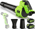 Leaf Blower Cordless with Battery and Charger, Cordless Leaf Blower with Rotatable Body, 2-Pack 20V Batteries