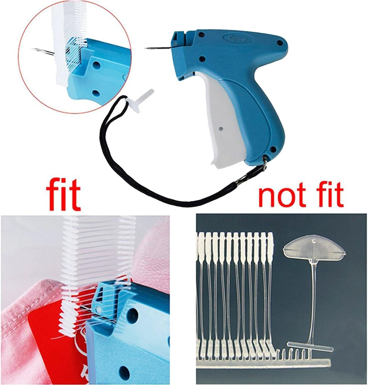 Clothing Price Label Tagging Tag Gun 5000pcs 3" Price Tagging Barbs