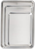 Naturals 3 Piece Set - USA Made Aluminum Commercial Quality Sheet Pan for Baking or Roasting, Encapsulated Galvanized