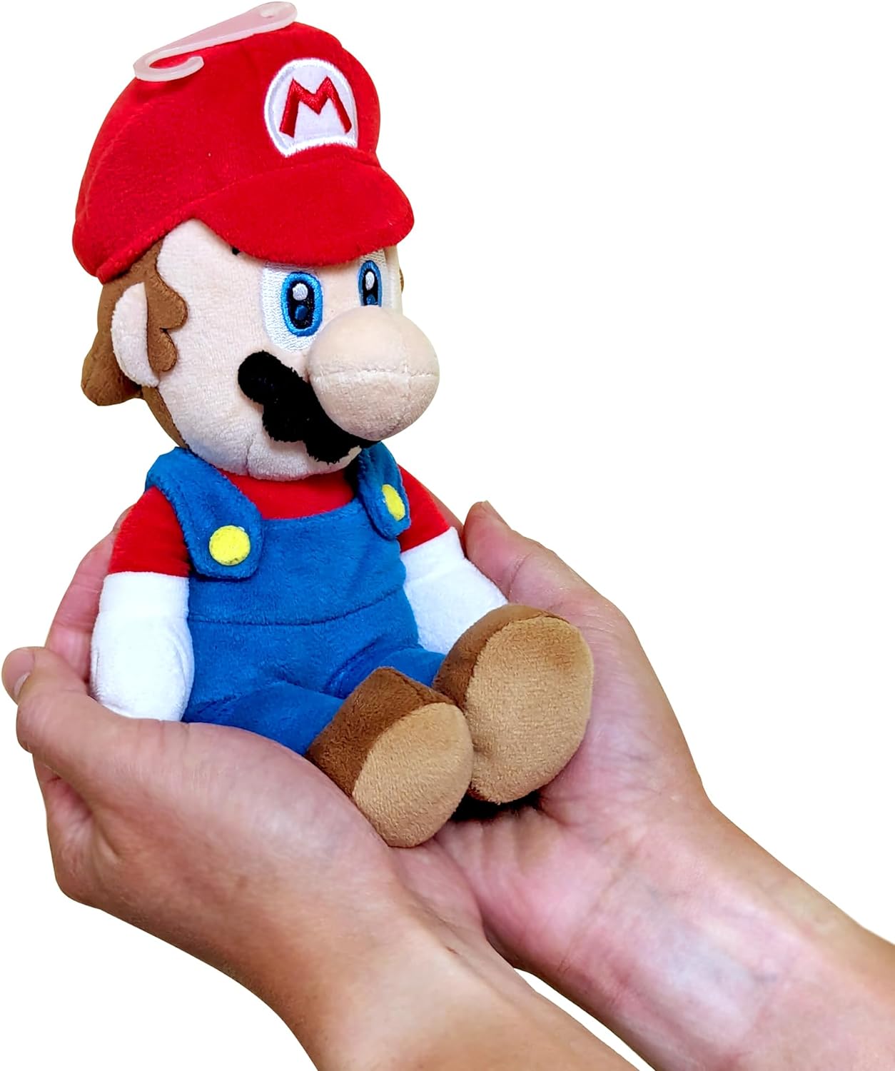 Super Mario All Star Collection 1414 Mario Stuffed Plush, Multicolored,9.5"