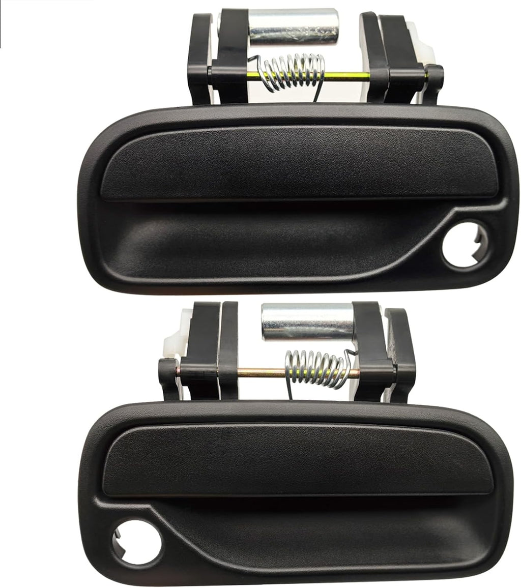 2Pcs Exterior Door Handle Front Left Driver & Right Passenger for 2000-2003 Toyota Tundra,for 2004-2006 Tundra Extended Cab Pickup/Standard Cab Pickup, Replace# 69220-34030 69210-34030,Textured Black