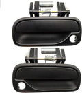 2Pcs Exterior Door Handle Front Left Driver & Right Passenger for 2000-2003 Toyota Tundra,for 2004-2006 Tundra Extended Cab Pickup/Standard Cab Pickup, Replace# 69220-34030 69210-34030,Textured Black