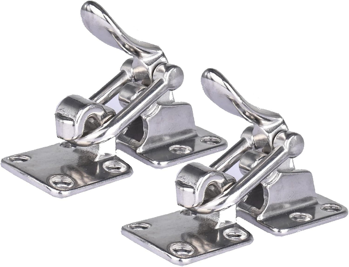 NovelBee 2pcs 90 Degree Clamp Latches,Boat Hatch Latches,Hold Down Clamp