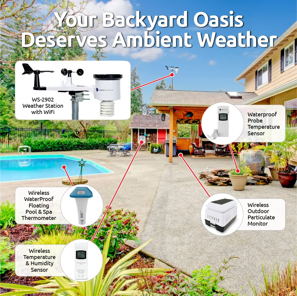 WS-2902 Wi-Fi Smart Weather Station | With Wi-Fi Remote Monitoring and Alerts