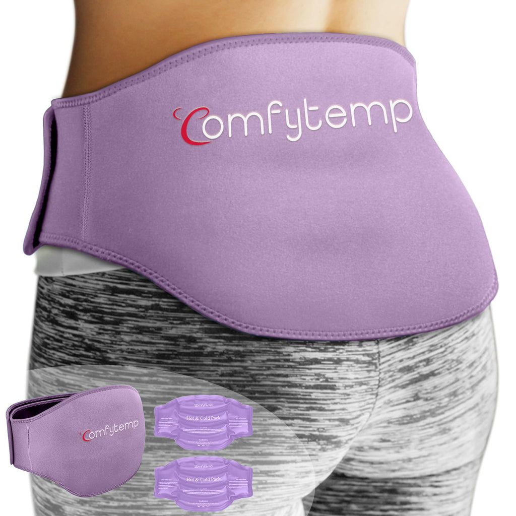Ice Pack for Back Pain Relief, 2Pcs, Sciatica Brace Reusable Gel