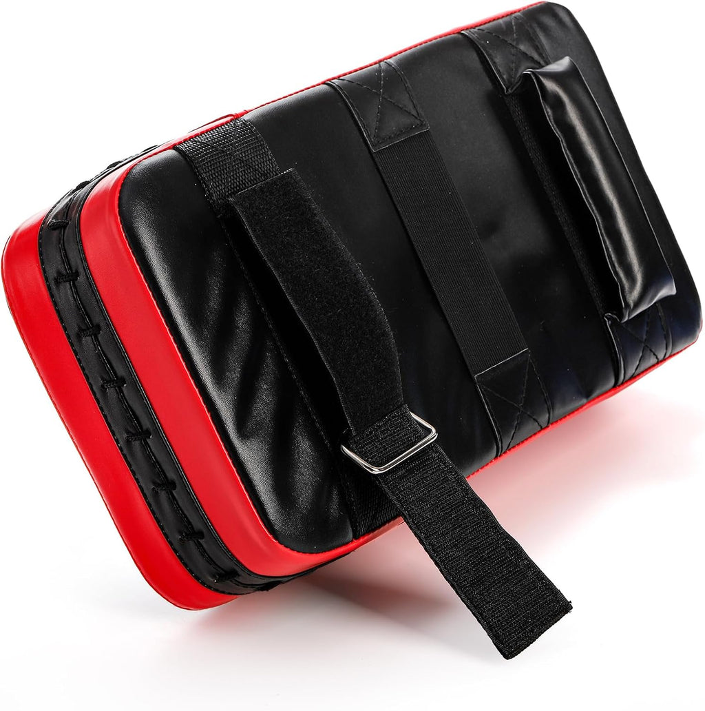 2-in-1 Punching Mitts and Kick Pack Set, Curved Focus Mitts and Taekwondo Kick Pad, Adjustable Strike Shield Arm Pad