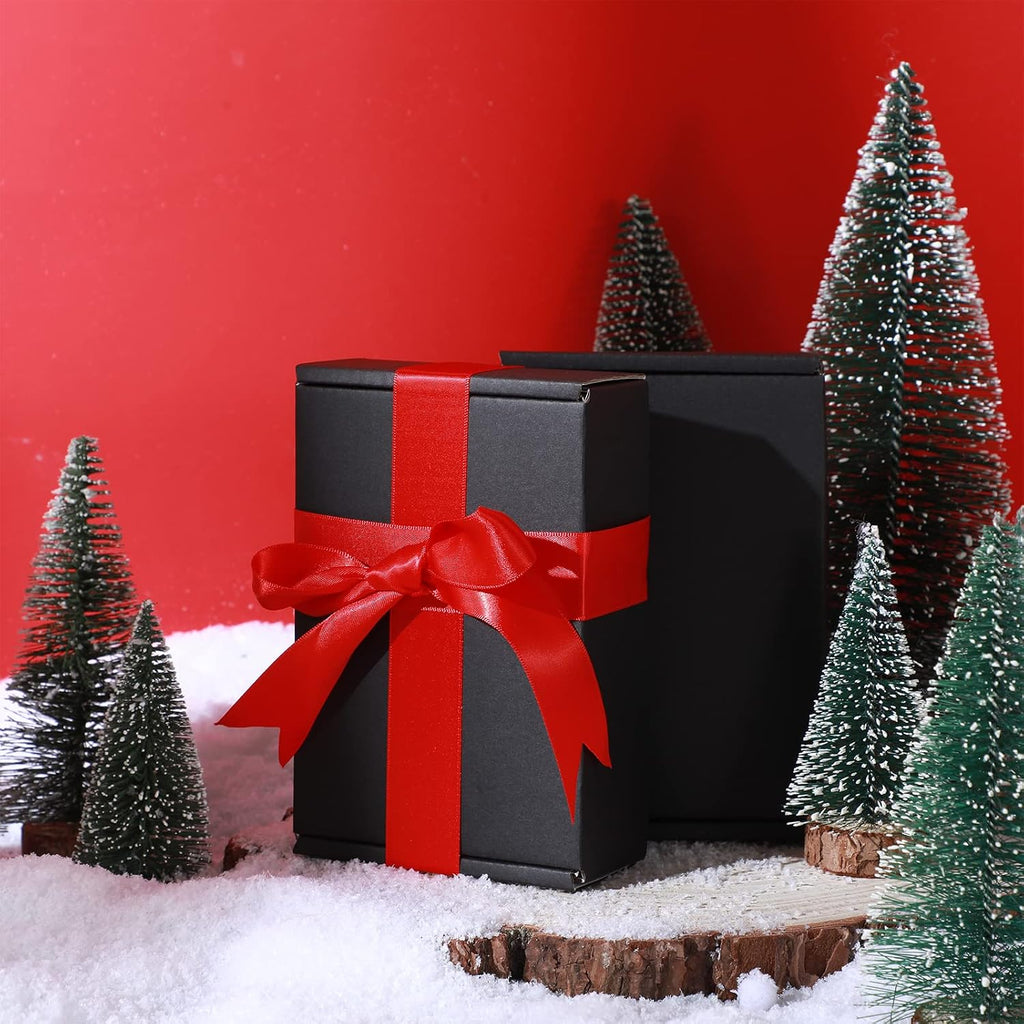 50 Packs Shipping Boxes, Cardboard, Black, 6 x 4 x 1.6 Inches