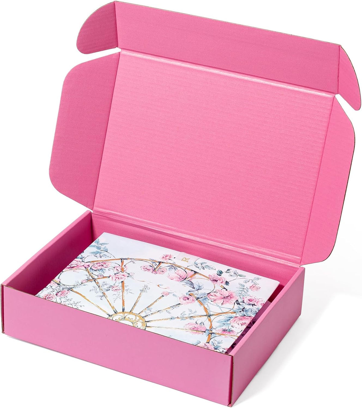 Pink Shipping Boxes 9x6.5x2 Inches 25 Pack Corrugated Cardboard