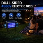 2026 Solar Bug Zapper Outdoor Waterproof Mosquito Repellent Outdoor Patio | 4500V Mosquito Trap & Killer for