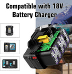 2Pack 8000mAh BL1860B Battery Replacement for Makita 18V Battery Lithium