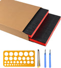 Tool Box Foam, 2Pack 22x18x2 inch, Foam Inserts for Cases, Polyethylene Storage Sheets for Toolbox Hard Case, Tool
