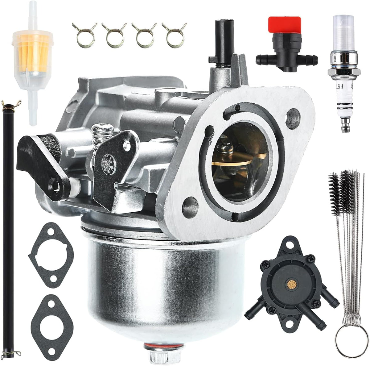 Carburetor for Kawasaki FH430V FH381V FH541V FS481V Engine OEM Replacement Part # 15003-7047 15004-7057 15003-7107 15003-7054, carb with gastket