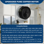 BKR60 Bathroom Exhaust Fan Motor and Grille Cover Kit Replacement