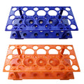 Test Tube Rack, Lab Test Tube Holder, Centrifuge Tube Rack 28 Well | Blue and Orange, Easy to Assemble, Resistant to