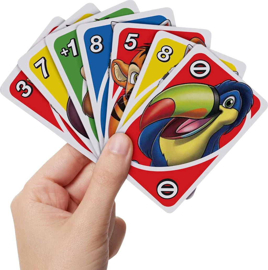 Mattel Games UNO Junior Card Game with 45 Cards, Gift for Kids 3 Years Old & Up