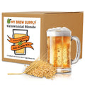 Centennial Blonde Beer Brewing Kit | 2-Row Pale Ale Malt | Caramel 10L Grain | Centennial Pellet Hops | American Ale