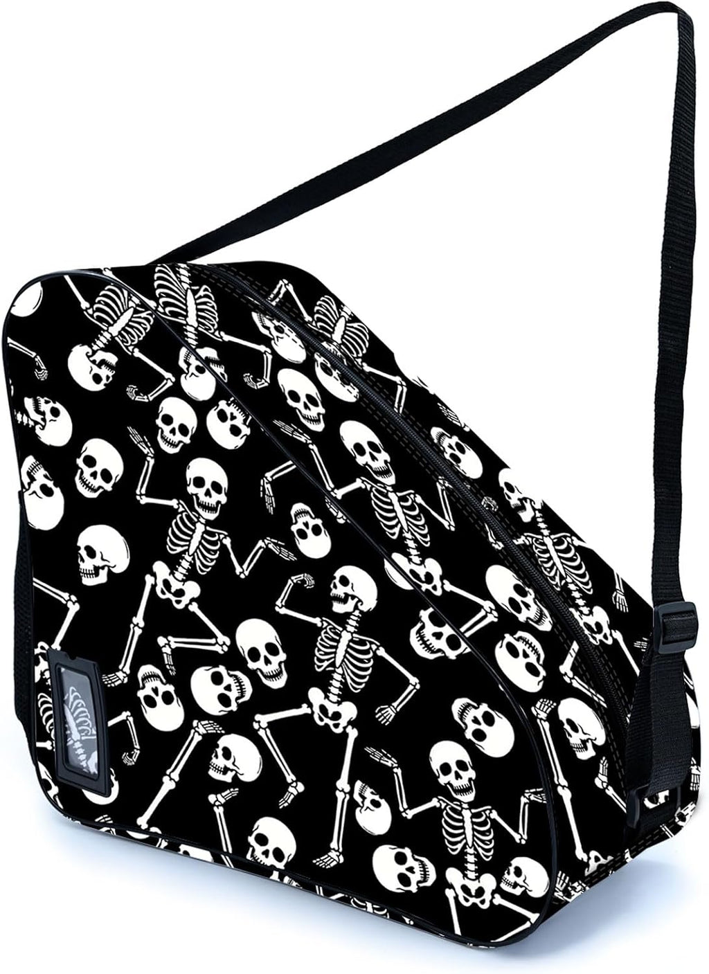Camo Print Skate Bag For Ice Roller Inline Skates With Adjustable Shoulder Strap Fit Women Men Adults