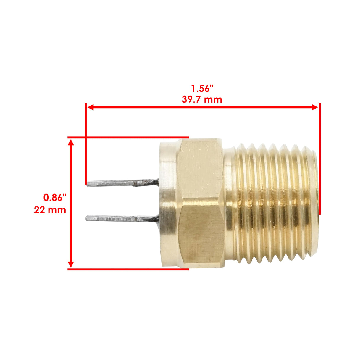 Caltric Fan Heat Thermal Sensor Switch Compatible with Polaris