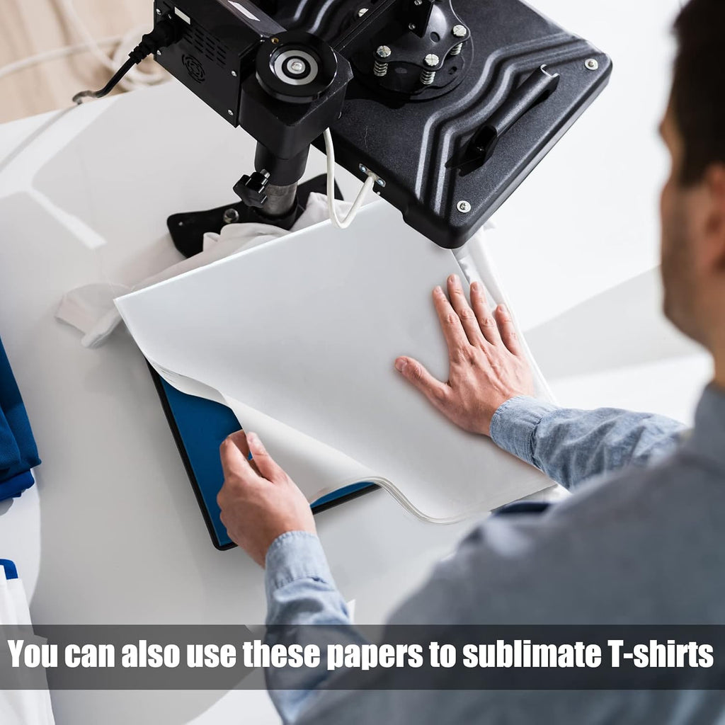 100 Pcs White Butcher Paper Sheets for Sublimation,12 x 12 Inches