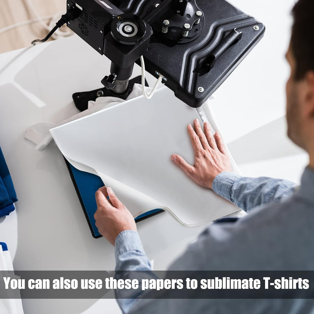 100 Pcs White Butcher Paper Sheets for Sublimation,12 x 12 Inches