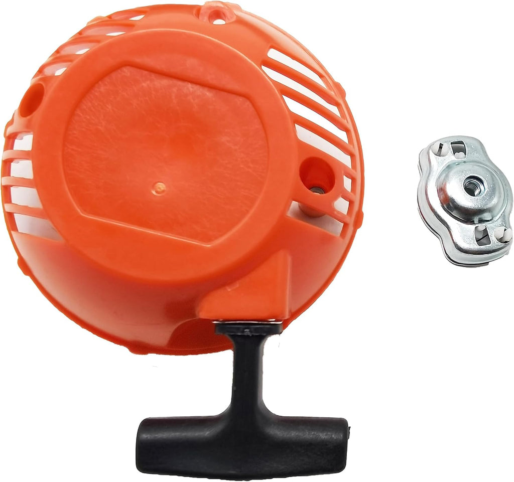 576368301 Recoil Starter Assembly with 503873305 Pawl Bridge for Husqvarna 124L 125L 125LD 125E 128C 128CD 128L 128LD 128LDX 128R 128RJ 128DJX Trimmers