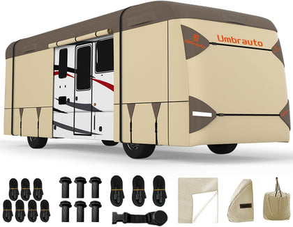 Class A RV Cover 37' ~ 40' – Upgraded Heavy-Duty 7-Layer Top Class A Motorhome Cover, Windproof & Breathable Toy